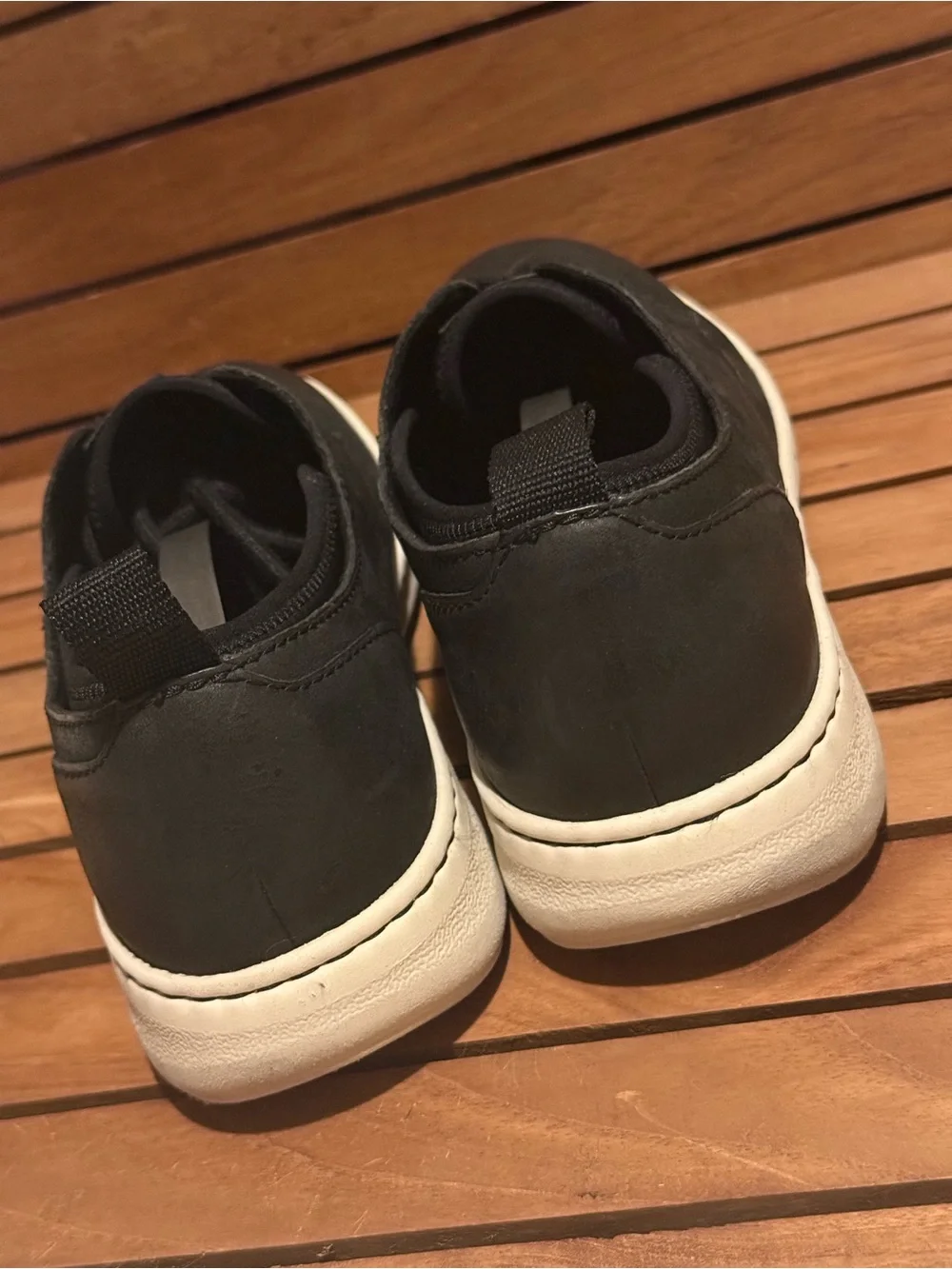Born Men's Marcus Leather Casual Slip-On Lace-Up Sneakers